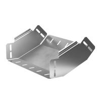 Угол вертикальный внутренний 45 градусов Стандарт INOX (AISI 304) 300х80 Промрукав