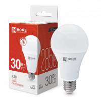 Лампа сд LED-A70-VC 30Вт 230В Е27 4000К 2850Лм IN HOME