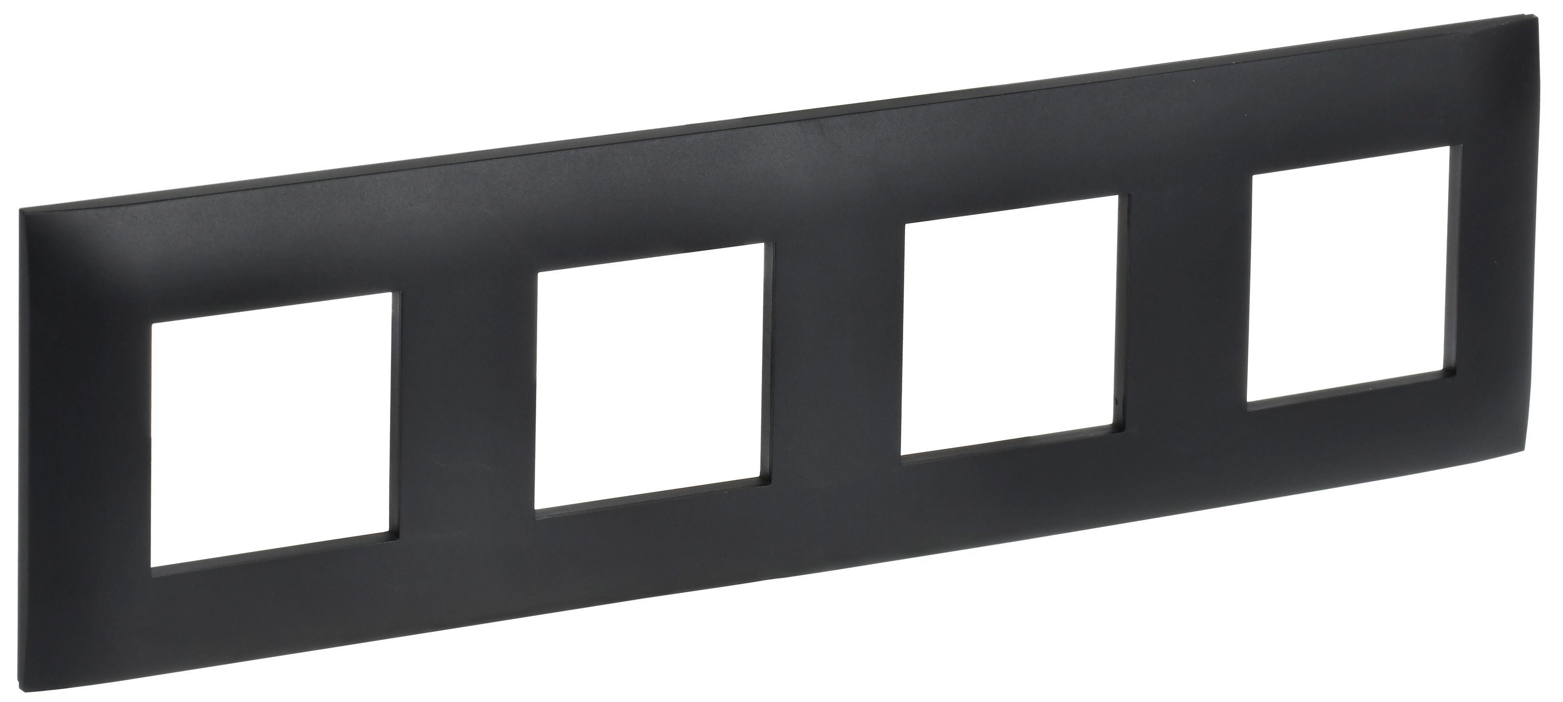 SKANDY Рамка 4-местная SK-F04Bl черный IEK