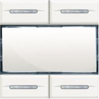 BT Axolute White Сценарный выключатель может быть настроен на 4 независимых сценария