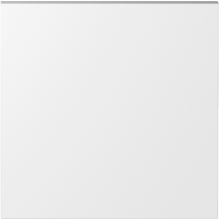 Клавиша для перекрёстного переключателя 1-я, матовый белый, серия S08