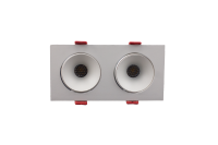 Светильник встраиваемый AM480-2 WH+WH цвет - белый (WH)