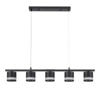 8240/5 COMFI LN25 198 черный, металл/акрил Светильник подвесной LED GX53 5*7W 220V LANIKA