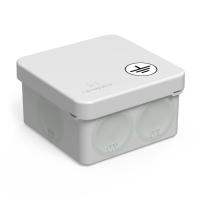 Коробка уравнивания потенциалов (КУП) 60-0200-У для прямого монтажа двухкомпонентная безгалогенная (HF) 70х70х40 (150шт/кор) Промрукав