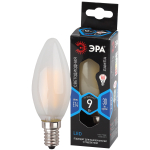 F-LED B35-9W-840-E14 frost  Лампа светодиодная ЭРА F-LED B35-9w-840-E14 frost 9Вт филамент свеча матовая нейтральный белый свет Е14