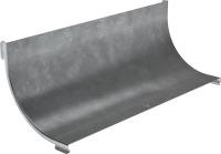 Крышка поворота плавного 90град вертикального внутреннего (тип В10) ESCA 400мм HDZ IEK