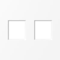 Накладка 2-я для розеток RJ45,TV,SAT, глянцевый белый, серия A07