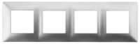 14-5004-03 ЭРА Рамка на 4 поста, Эра Elegance, алюминий (10/100/1200)