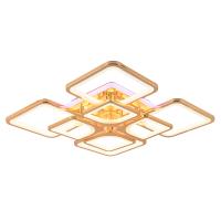 Светодиодная люстра 1537/4+4 WHT 260W (BL+YL)