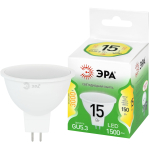 LED MR16-15W-830-GU5.3 GL  Лампа светодиодная ЭРА GREEN LINE LED MR16-15W-830-GU5.3 GL 15Вт софит теплый свет GU5.3