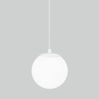 Светильник садово-парковый со стеклянным плафоном Sfera H 35158/U белый