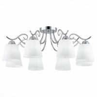 SLE103902-08 Светильник потолочный Хром/Белый E27 8*60W LIADA