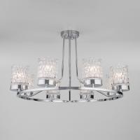 Потолочная люстра со стеклянными плафонами 60127/8 хром