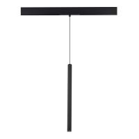 ST683.446.08 Магнитный трековый светильник Черный LED 1*8W 4000K 450Lm Ra90 24o IP20 D30xH500 48V