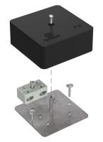 Коробка огнестойкая разветвительная для кабель-канала 40-0450-FR6.0-4-2-Р E15-Е60 RAL9005 75х75х30 (87 шт/кор) Промрукав