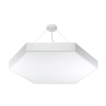 SPO-121-W-40K-038  Светильник LED ЭРА Geometria SPO-121-W-40K-038 Hexagon 38Вт 4000К 4000Лм IP40 600*600*80 белый подвесной