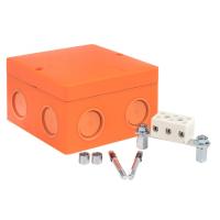 Коробка распаячная огнестойкая (101х101х62) 3 клеммные колодки/1 5-10мм?/8 мв IP66 EKF PROxima