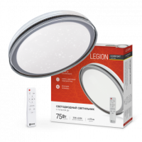 Светильник сд COMFORT LEGION 75Вт 230В 3000-6500K 6000Лм 490x85мм с пультом ДУ IN HOME