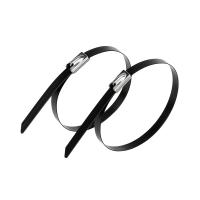 Стяжка кабельная стальная (304) с полимерным покрытием 200x4,6мм (50 шт/уп) REXANT