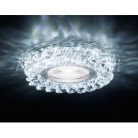 S257 CH хром/прозрачный хрусталь/MR16+3W(LED WHITE)