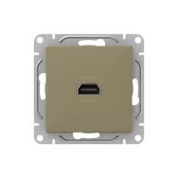 Механизм розетки HDMI, шампань Эпика EKF