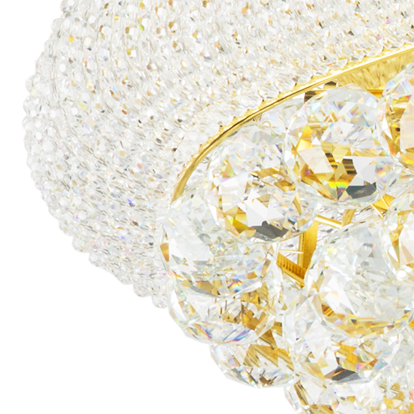 704212 Люстра потолочная MONILE 21х40W E14 ЗОЛОТО