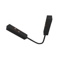 Коннектор питания угловой 15 см Exility черный