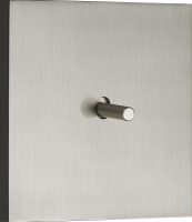 Переключатель на 1 тумблер, цилиндр, 10AX 250V, вороненая сталь, серия N96