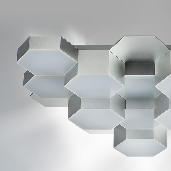 750122 Люстра потол FAVO LED-60W 2880LM Silver 3000K