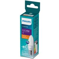 Лампочка светодиодная Philips ESS LEDCandle B35 6Вт 2700K Е27 / E27 свеча матовая теплый белый свет