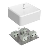 Коробка огнестойкая для кабель-канала 40-0470-FR2.5-8 Е15-Е120 103х103х45 RAL9003 (22 шт/кор) Промрукав