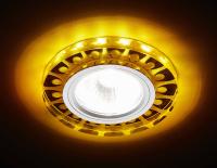 S219 WH/CH/YL матовый/хром/MR16+3W(LED YELLOW)