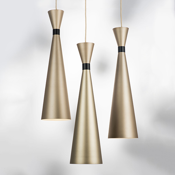 816317 Люстра DUMO 1х40W E27 ЧЕРНЫЙ МАТОВЫЙ/ЗОЛОТО