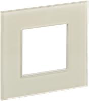 SKANDY Рамка 1-местная SK-F21B стекло беж. IEK