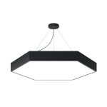 SPO-122-B-40K-066  Светильник LED ЭРА Geometria SPO-122-B-40K-066 Hexagon 66Вт 4000К 5300Лм IP40 800*800*80 черный подвесной