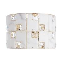 5076/2W HALL ODL24 617 золото/прозрачный/белый/металл/хрусталь/алебастр Бра E14 2*40W CHESSI