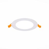 ST209.548.06 Св-к встр. Белый LED 1*6W 4000K 370Lm Ra80 110° IP20 D120xH8 90-265V Встраиваемые светильники