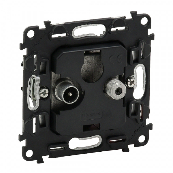 Legrand Valena Мех INMATIC Розетка TV-SAT проходная (1 5дБ/14дБ  диапазоны 5-862МГц/950-2400 МГц.)