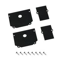 505467 Комплект торцевых заглушек д/трека TETA PRO 505427/505437 ЧЕРНЫЙ