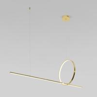 Подвесной светодиодный светильник в стиле минимализм 90266/1 золото