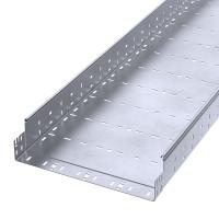 Лоток перфорированный Профи INOX (AISI 316) 400х100x6000 (1,5 мм) (12 м/уп) Промрукав