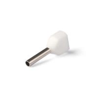 НШВИ(2) сечение 0,5 мм², длина 8 мм, белые (100 шт/уп) Промрукав