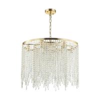 5028/9 MODERN ODL23 641 золотой/прозрачный металл/хрусталь Люстра E14 9*40W CHOKKA