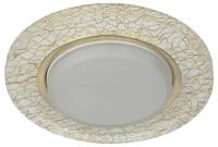 DK80 WH/GD Светильник ЭРА под лампу Gx53, 220V,13W, белый/золото (30/1200)