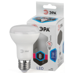 Лампочка светодиодная ЭРА STD LED R63-8W-840-E27 Е27 / Е27 8Вт рефлектор нейтральный белый свет