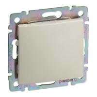 Legrand Valena Крем Выключатель 1-клавишный IP44 (со стандартной рамкой)