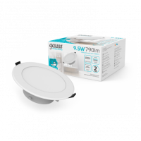 Светильник Gauss Elementary Downlight круг 9 5W 790lm 4000K 185-250V IP54 110*44 монтаж белый LED 1/