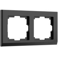 Рамка на 2 поста (черный) W0021808