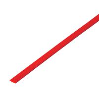 Трубка термоусаживаемая ТУТ нг 3,5/1,75мм, красная, упаковка 50 шт. по 1м REXANT
