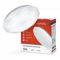 Светильник сд серии DECO 18Вт 230В 4000К 1170Лм 260х55мм ДАЙМОНД IN HOME